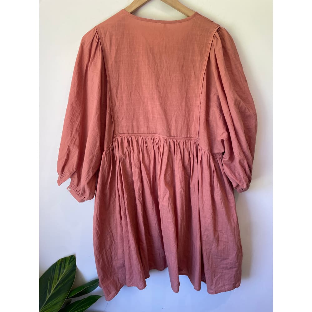 Iris maxi petite mini dress – size 10 – cotton/rayon blend – brand new cut label - dresses blouse - bnew label cut