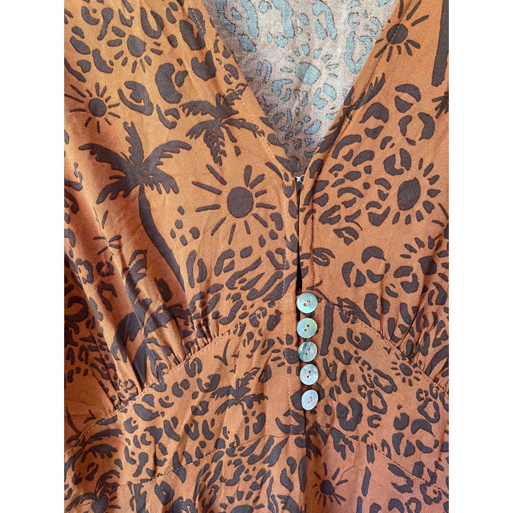 Iris maxi rayon maxi dress – size 10 – brand new cut label - dresses bnew label cut branded clothing - clothing &