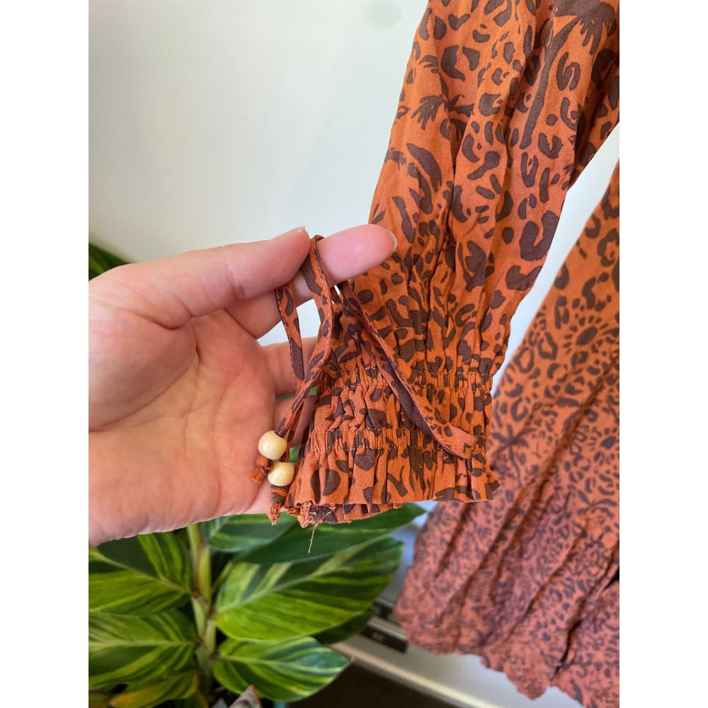 Iris maxi rayon maxi dress – size 10 – brand new cut label - dresses bnew label cut branded clothing - clothing &