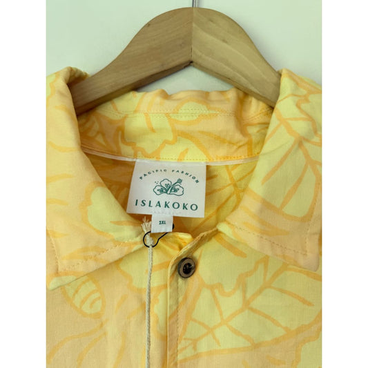 Islakoko size 2xl cotton/linen blend shirt - shirts tops men’s apparel