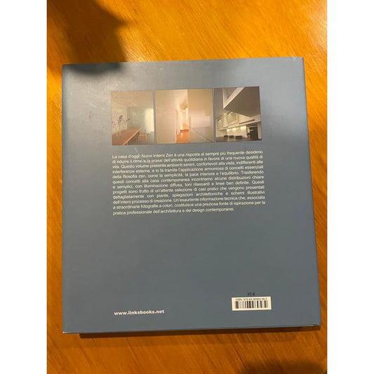 Nuovi interni zen - la casa d’oggi (stunning italian design book) - print books book - condition: used - design printed