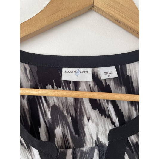 Jaclyn smith 3x blouse - blouses clothing & fashion - condition: used - long sleeve women’s apparel