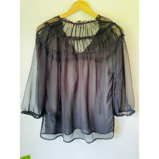 Jacqueline de yong top – size 38 (brand new cut-label) - clothing tops blouse - bnew label cut branded clothing