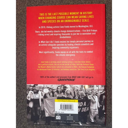 What can i do? The truth about climate change - jane fonda - print books book - non fiction book - non-fiction - social