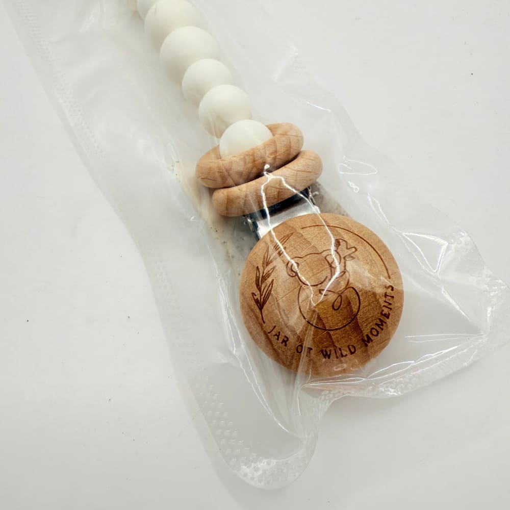Jar of wild moments dummy clip - snow white rrp $18.95 - clips