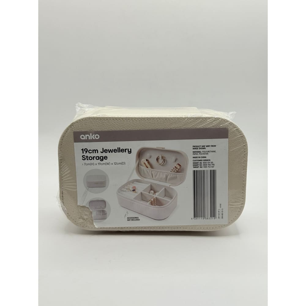 Anko 19cm jewellery storage beige - jewelry holders home&living materials