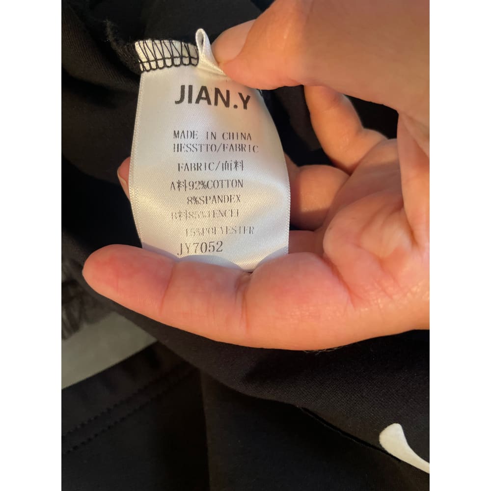 Jian.y black printed sweater – size s (brand new cut-label) - sweatshirts bnew label cut branded clothing - clothing &