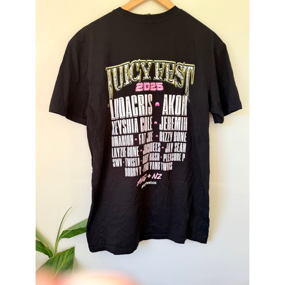 As colour juicy fest 2025 t-shirt - size l - t-shirts tops men’s apparel