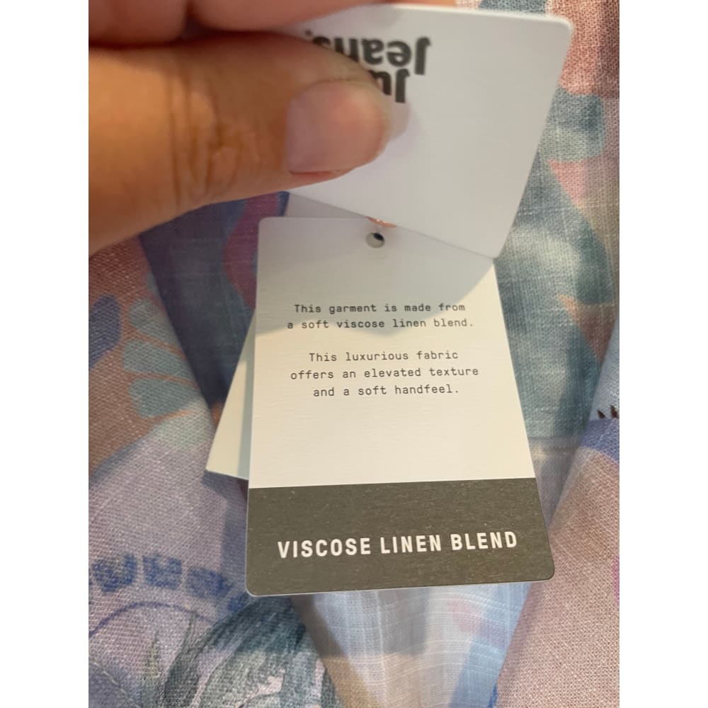Just jeans size 12 linen blend dress rrp $99.99 - shirts top women’s apparel