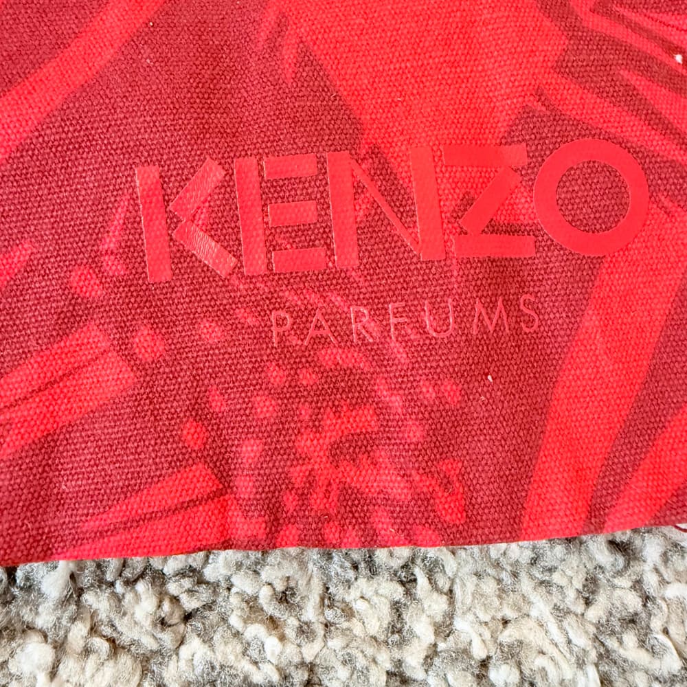 Kenzo parfums red patterned tote bag - tote bags accessories women’s apparel
