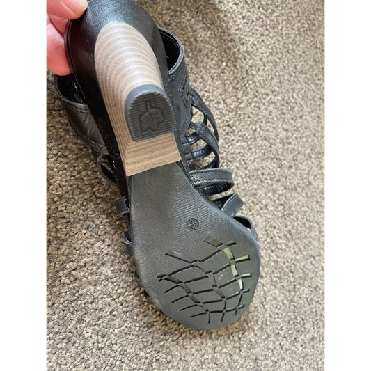 Kiarflex - kayoed - black strappy sandal heels - 3x size 38 1x size 39 - heels clothing & fashion - heels - shoes