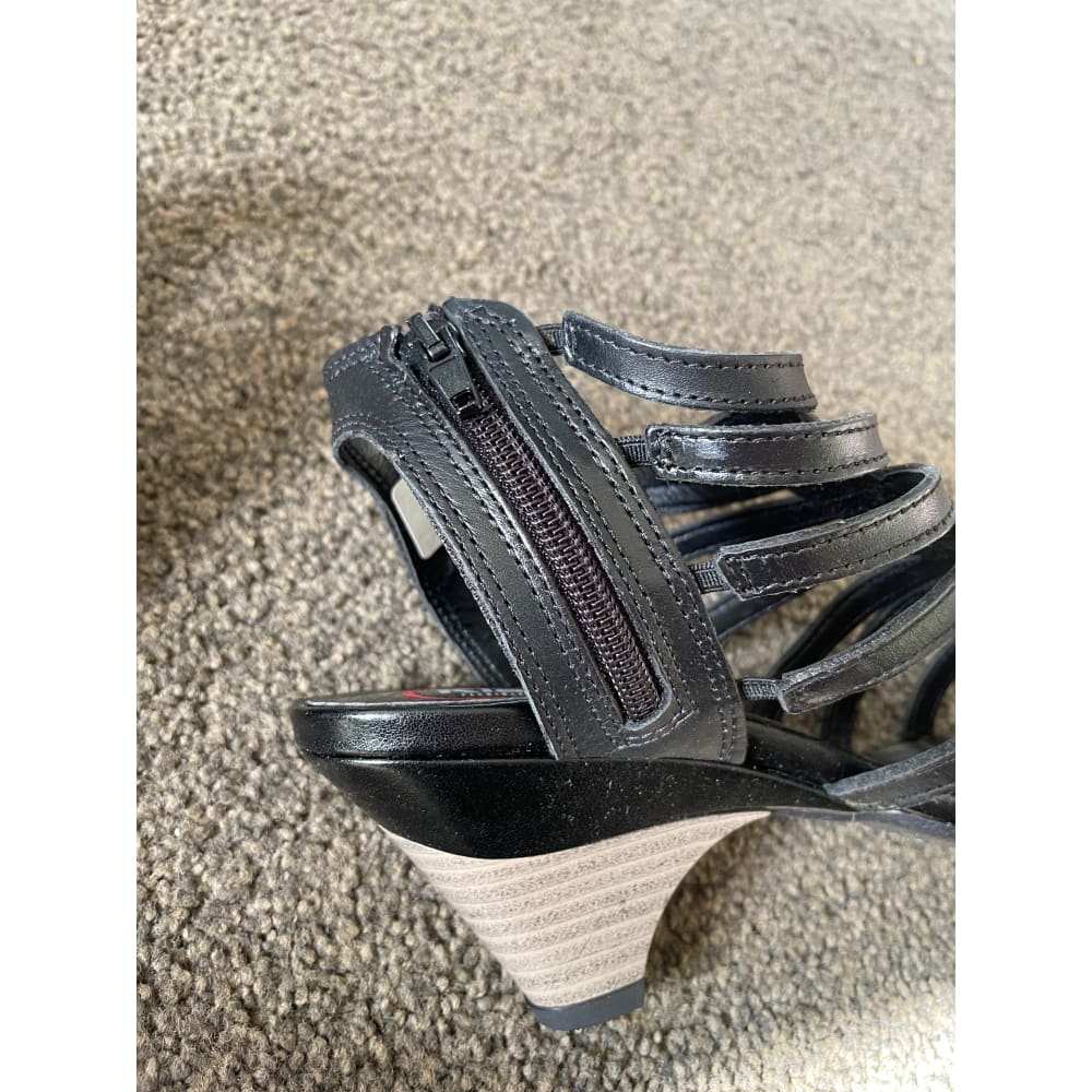 Kiarflex - kayoed - black strappy sandal heels - 3x size 38 1x size 39 - heels clothing & fashion - heels - shoes