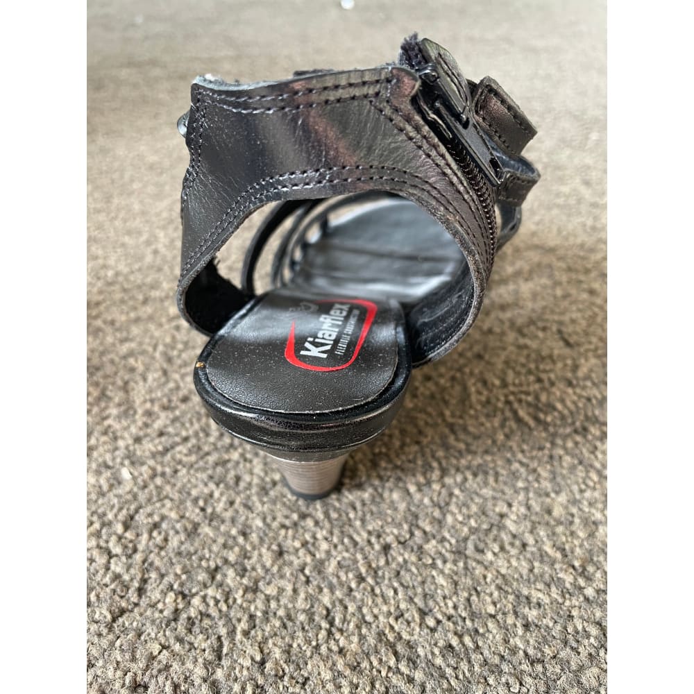 Kiarflex - kayoed - black strappy sandal heels - 3x size 38 1x size 39 - heels clothing & fashion - heels - shoes