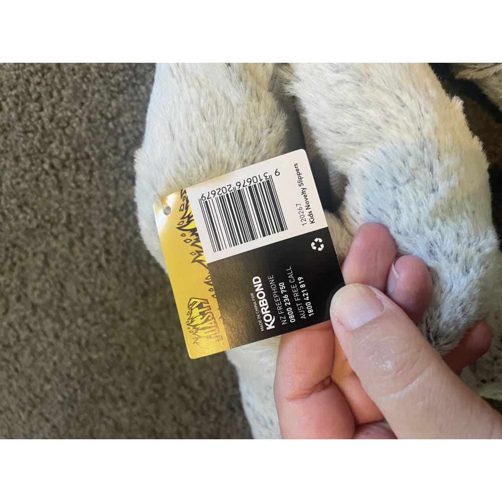 Korbond toasty kids slippers - size s - slippers kids - shoes - slippers children’s apparel