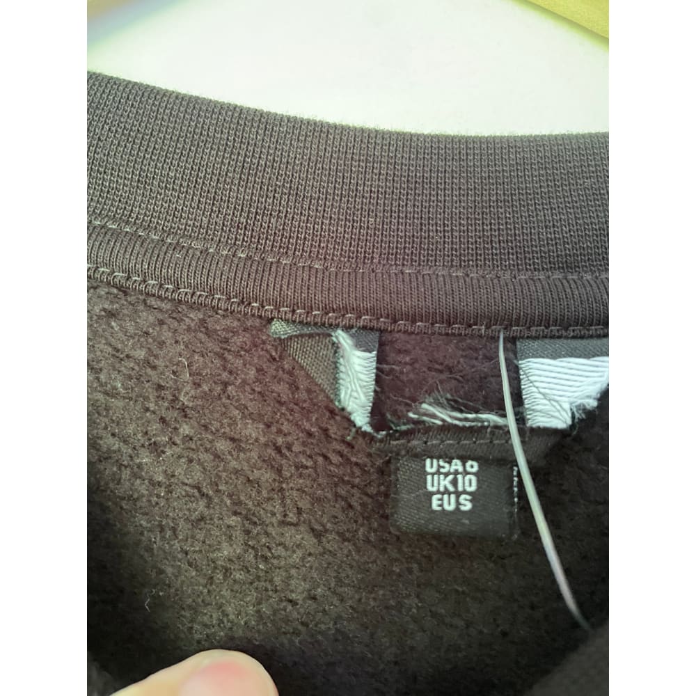 Brand New Cut Label Branded Clothing Clearance* BRAND UNKNOWN Size 10 Organic Cotton Sweatshirt