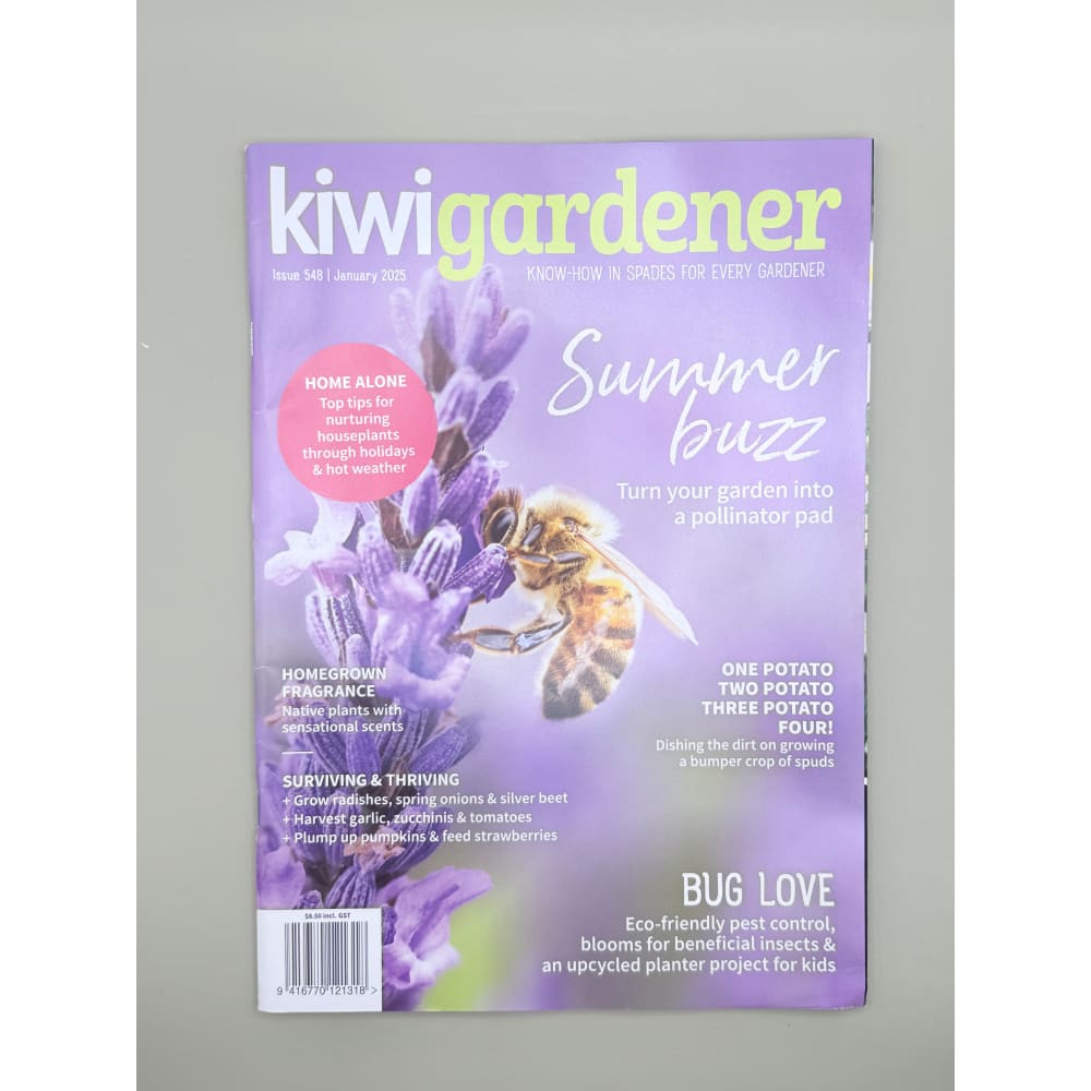 Kiwi gardener - issue 548 january 2025 - magazines printed media