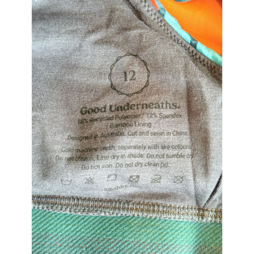 Knobby good undearneaths size 12 sunshine ranch bralette - bras children’s apparel