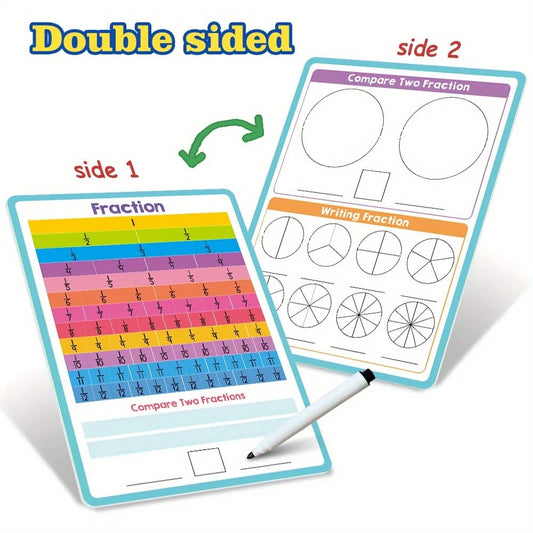 Double sided maths dry erase boards - dry-erase boards toys