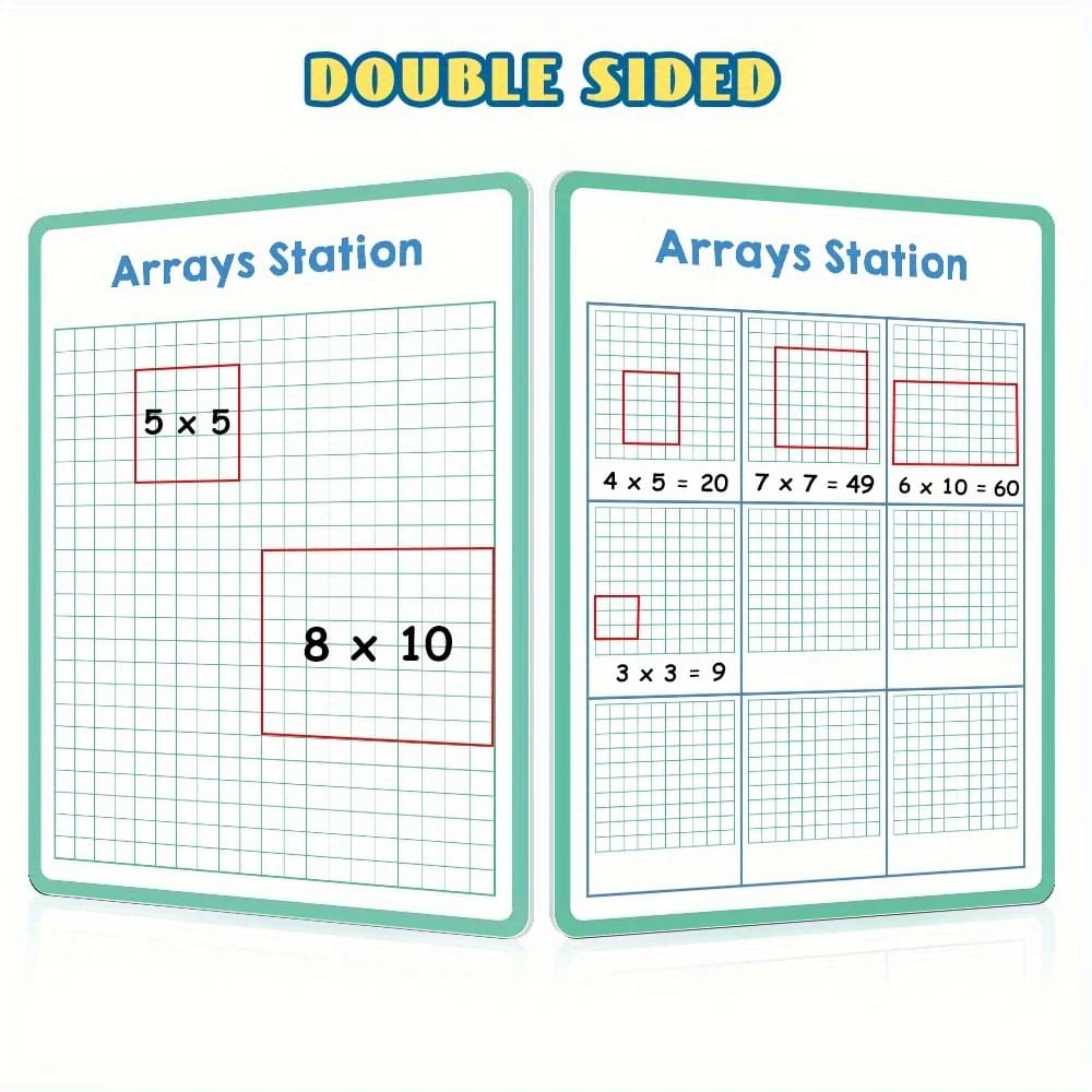 Double sided maths dry erase boards - dry-erase boards toys