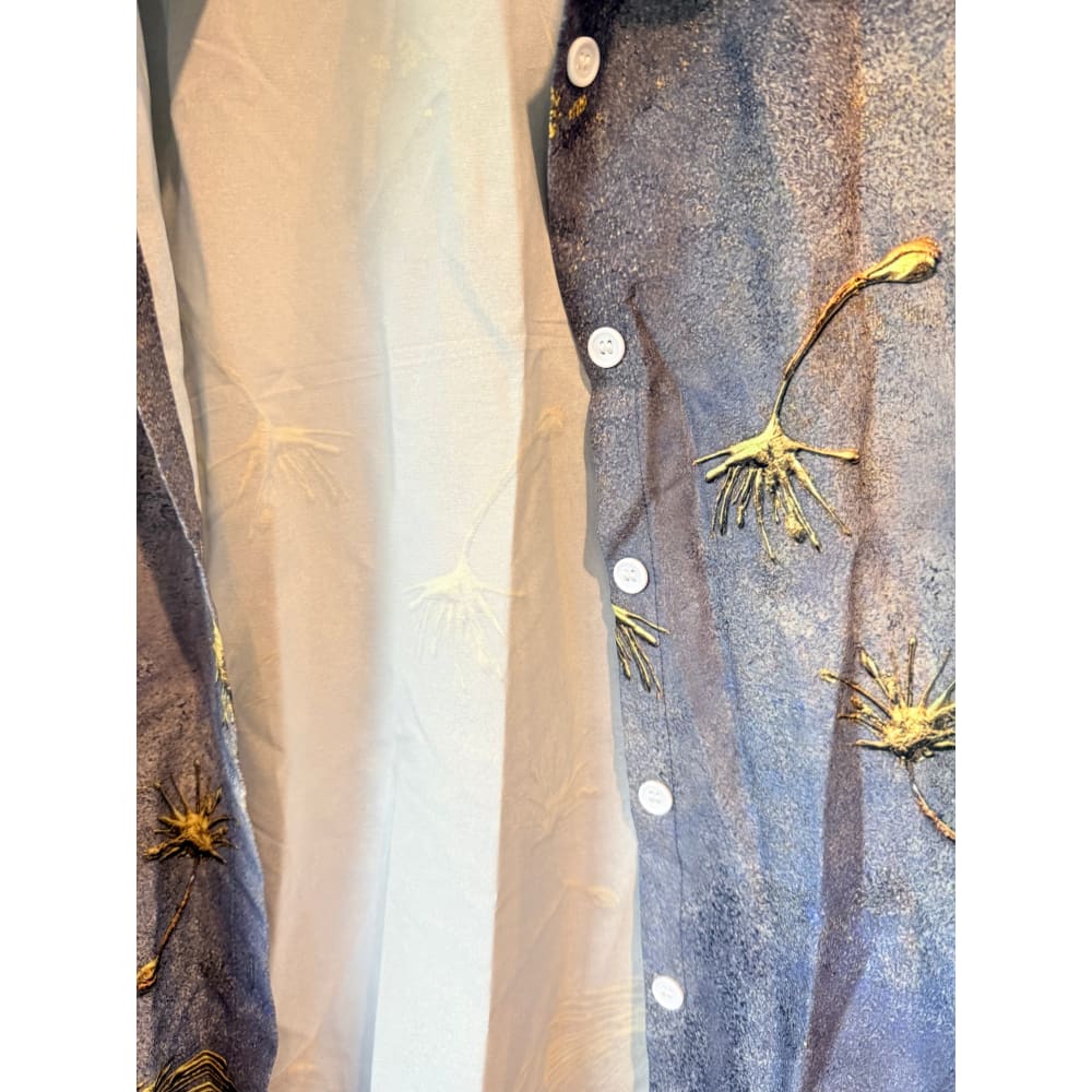 Patterned long sleeve shirt size l - shirts tops menās apparel