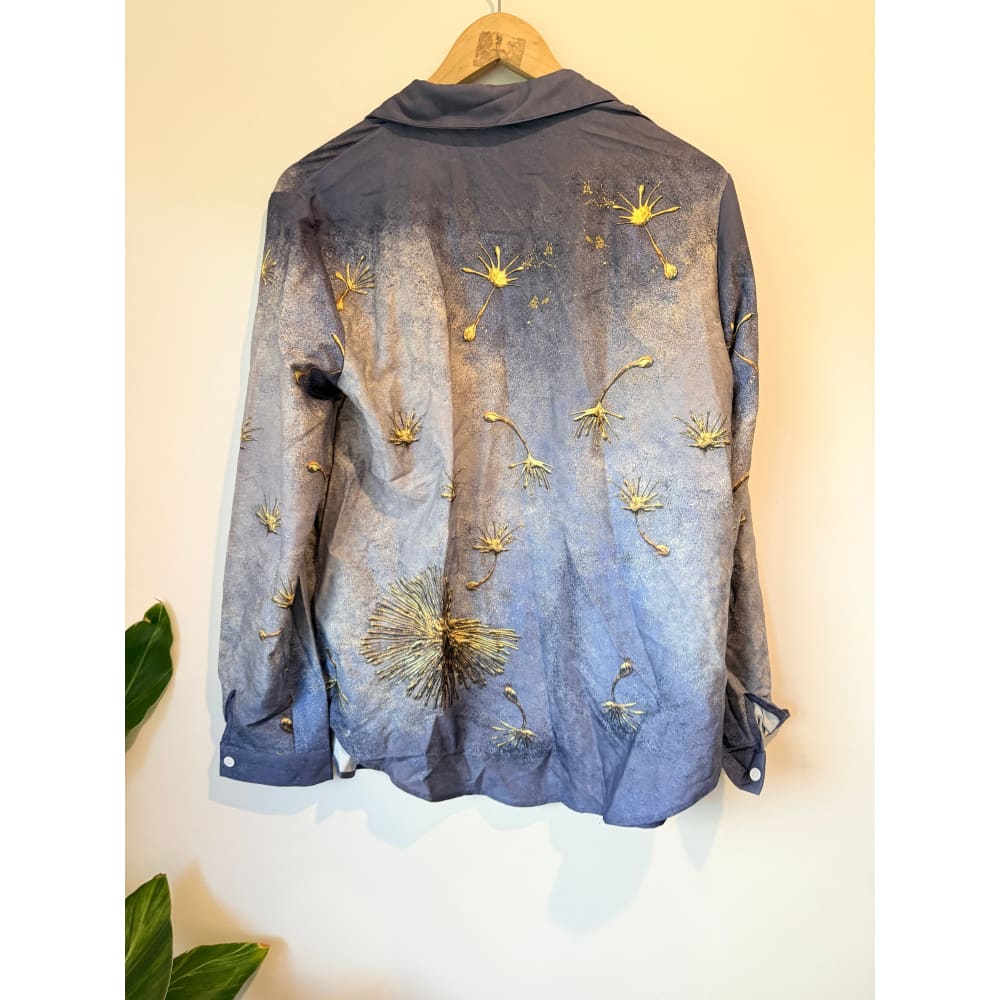 Patterned long sleeve shirt size l - shirts tops menās apparel