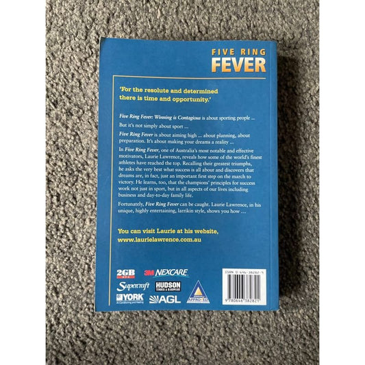 Five ring fever: success is contagious - laurie lawrence - print books book - business - condition: used - non-fiction