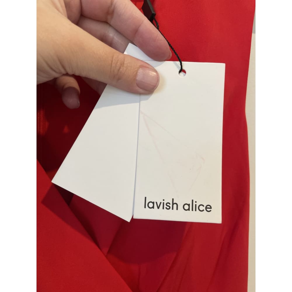 Bnwt lavish alice size 10 one shoulder cape dress - dresses clothing & fashion - dresses women’s apparel