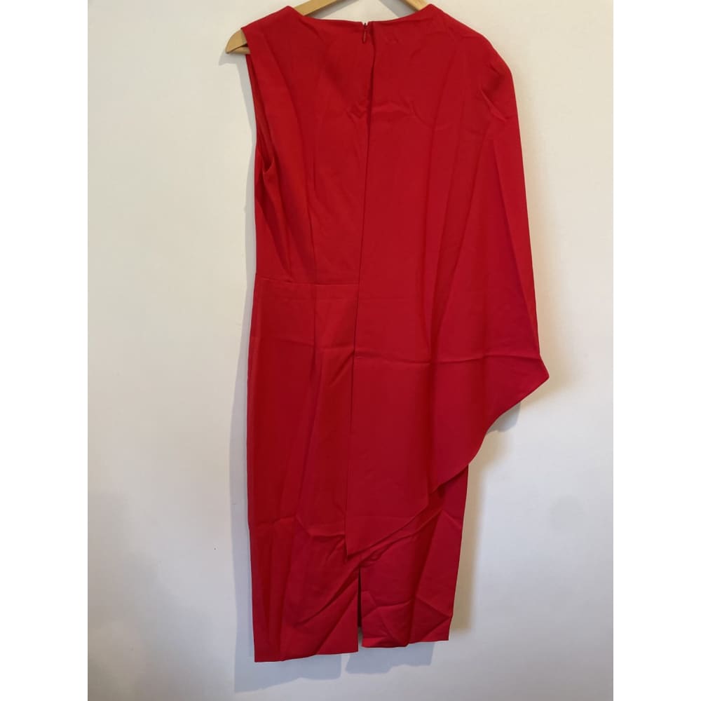Bnwt lavish alice size 10 one shoulder cape dress - dresses clothing & fashion - dresses women’s apparel