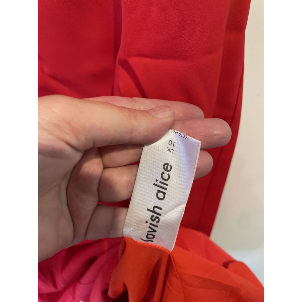 Bnwt lavish alice size 10 one shoulder cape dress - dresses clothing & fashion - dresses women’s apparel