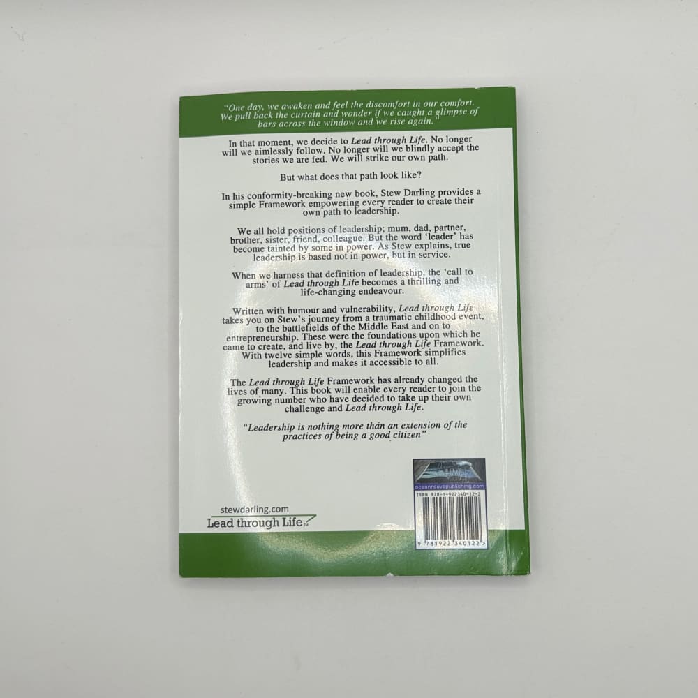 Lead through life by stew darling - print books printed media