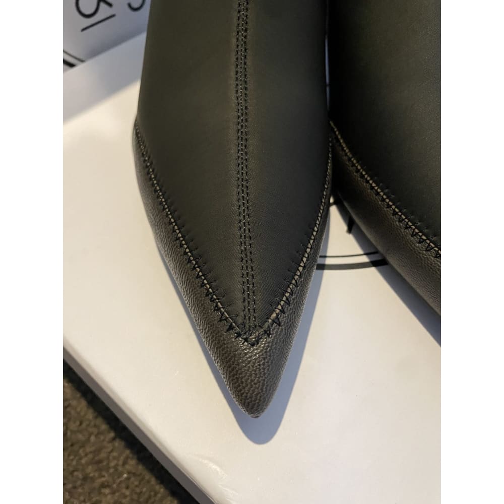 Hael & jax size 40 khaki status leather boots - boots boots - clothing & fashion - shoes women’s shoes