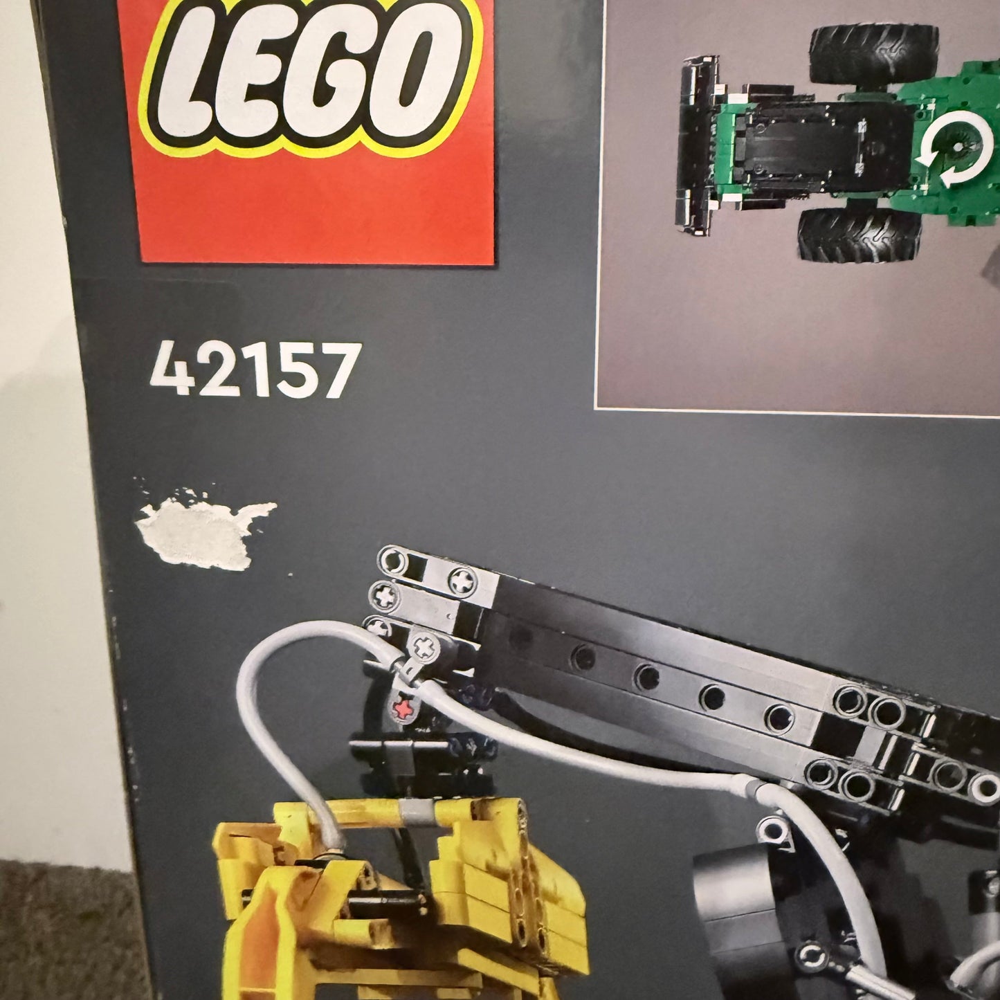 Lego 42157 technic john deere 948l-ii skidder – 1492 pieces for ages 11 + - construction set toys toys