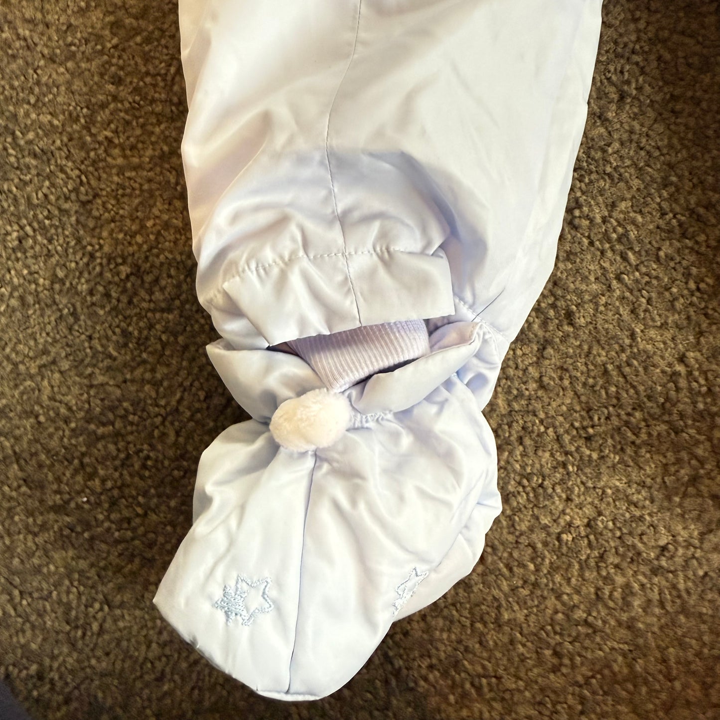 les enphants Baby Snowsuit Baby Blue - Size 12m