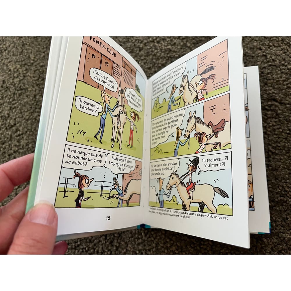 Lili a la passion du cheval by dominique de saint mars / illustrated by serge bloch (french) - print books condition: