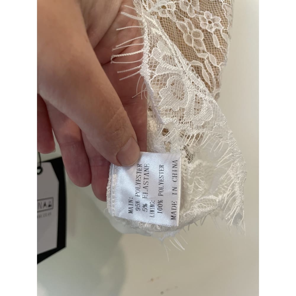 Bnwt naanaa size 12 lace scallop hem bralet - lingerie clothing & fashion - lingerie - special categories women’s
