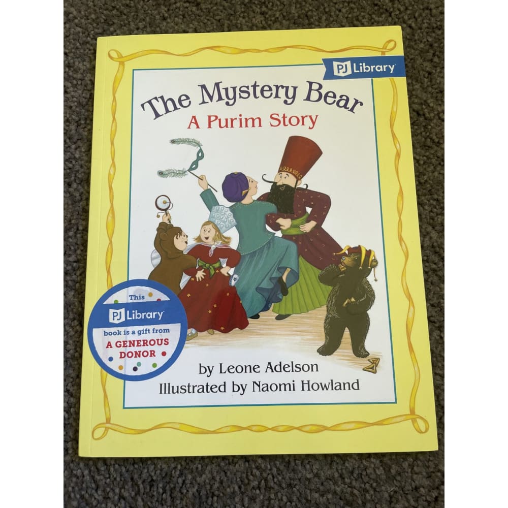 The mystery bear: a purim story - leone adelson - print books book - children’s - literature printed media