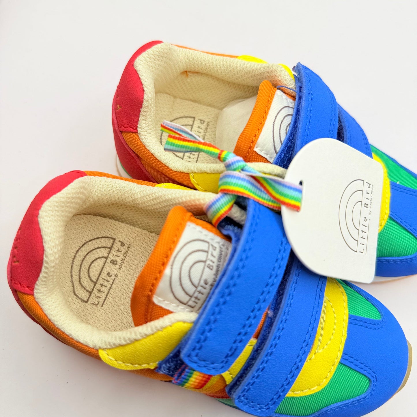 Little bird by jools oliver size uk 9 rainbow sneakers - baby & toddler sneakers baby clothing