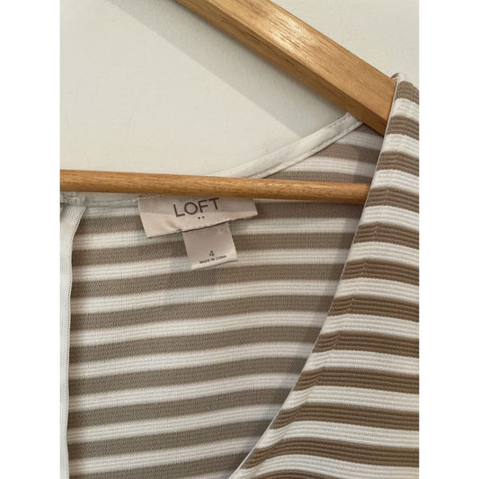 Loft size 4 (8) striped dress *as new* - dresses clothing & fashion - condition: used - dresses - sleeveless women’s