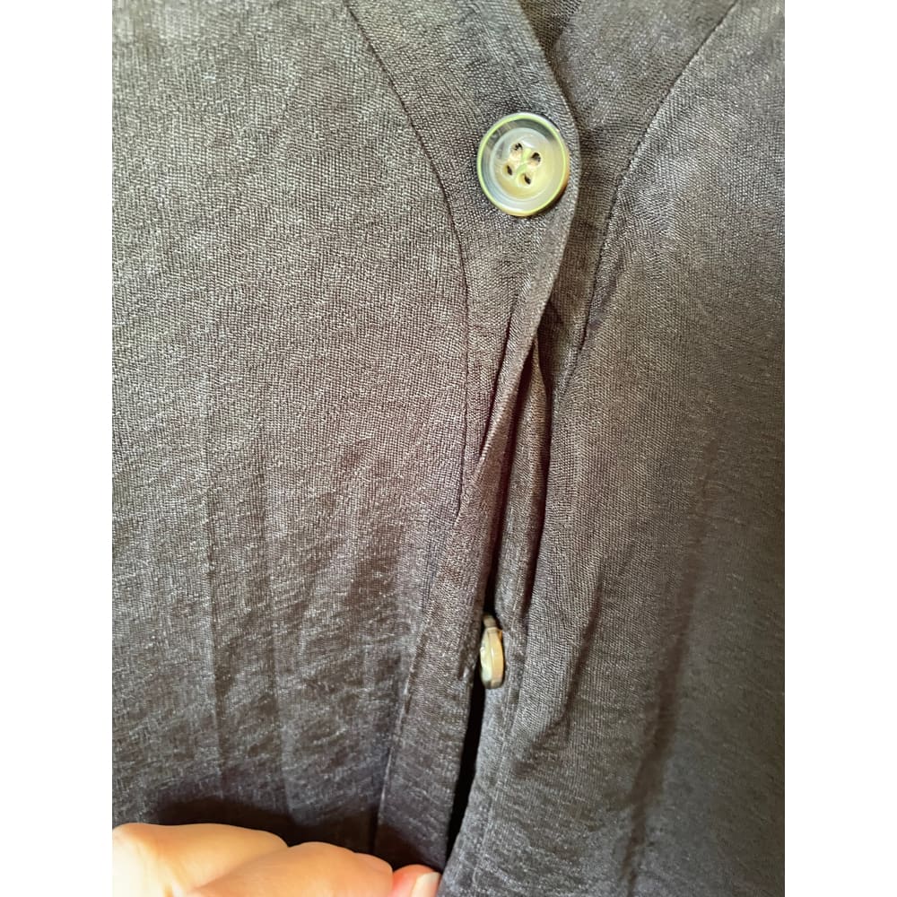 Size l button up longline cardigan - shirts cardigan - clothing & fashion - long sleeve women’s apparel