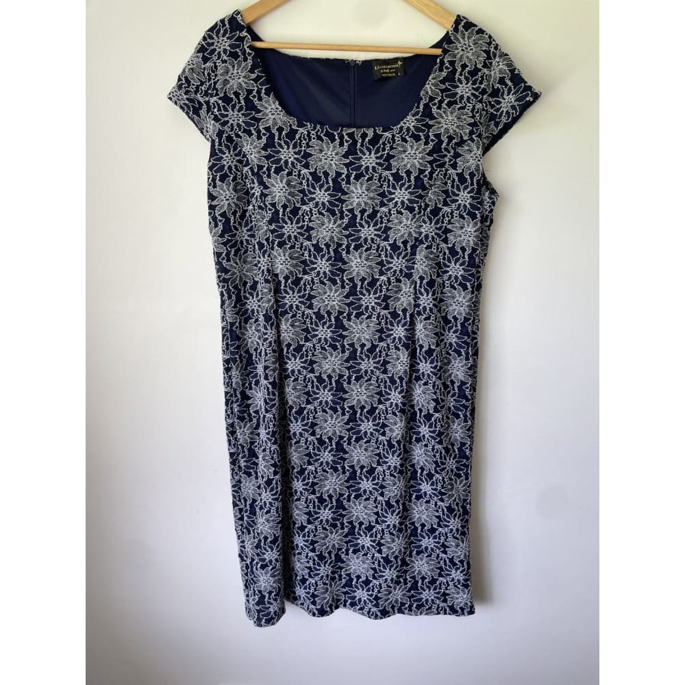 Ls collection size l (14-16) lacy dress - dresses clothing & fashion - condition: used - dresses - short sleeve women’s