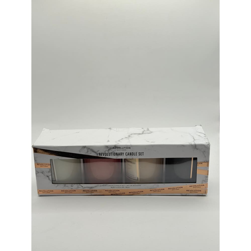 Revolution beauty london 4 piece luxury candle collection - candles home&living materials