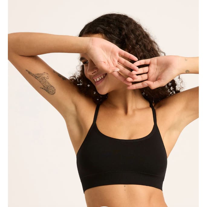 Boody lyolyte® racerback bra - black - size s - bras special categories women’s apparel