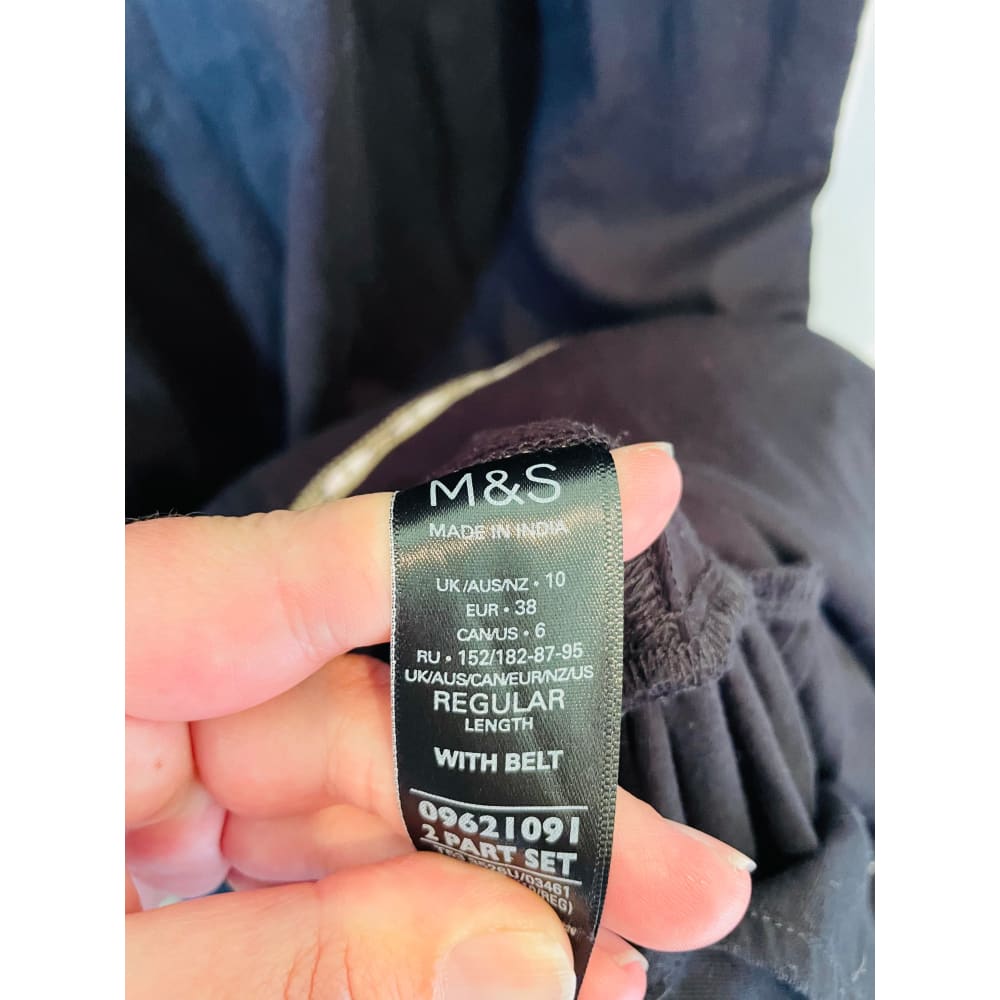 M&s boho dress – size 10 – 100% cotton – brand new cut label - dresses bnew label cut branded clothing - clothing &