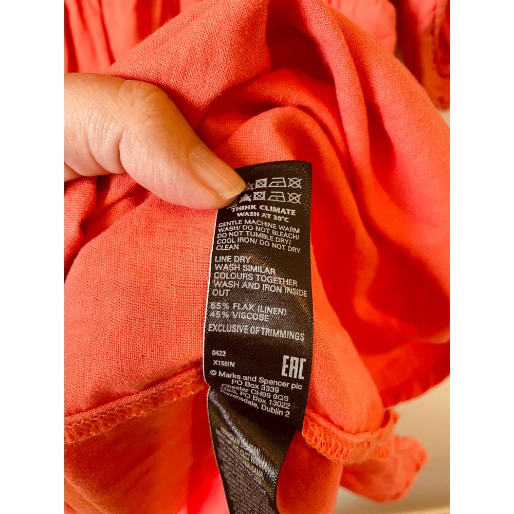 M&s linen blend dress – size 10 – brand new cut label - dresses bnew label cut branded clothing - clothing & fashion