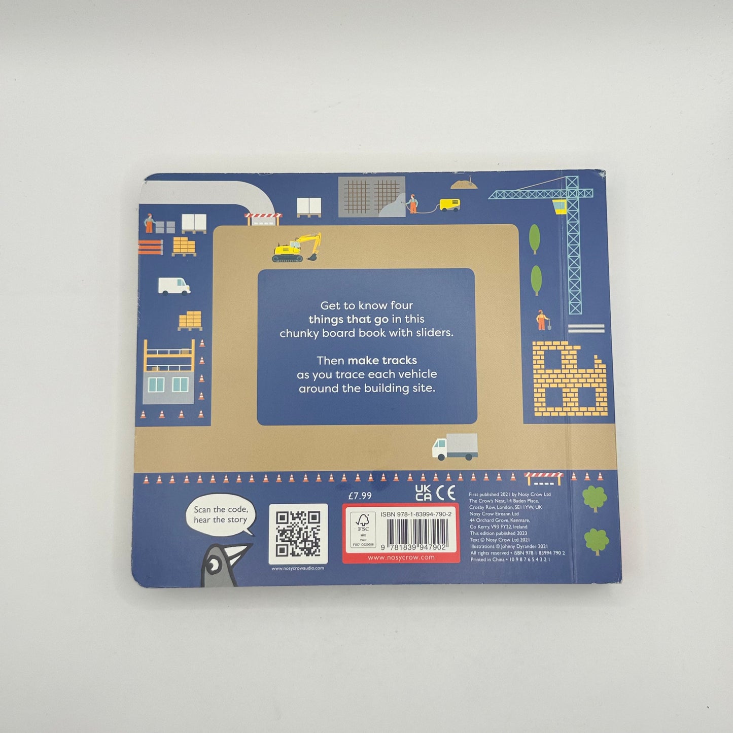 Make tracks: building site by johnny dyrander - educational toys condition: used printed media