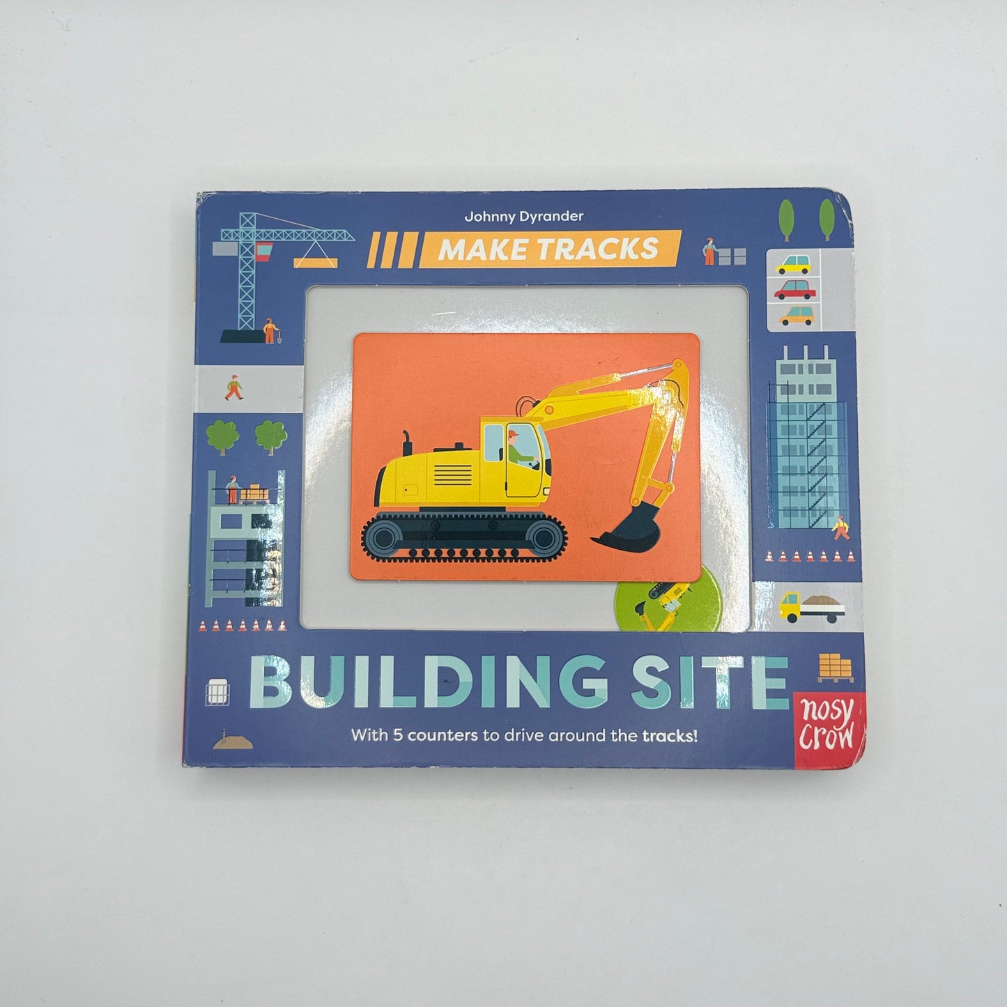 Make tracks: building site by johnny dyrander - educational toys condition: used printed media