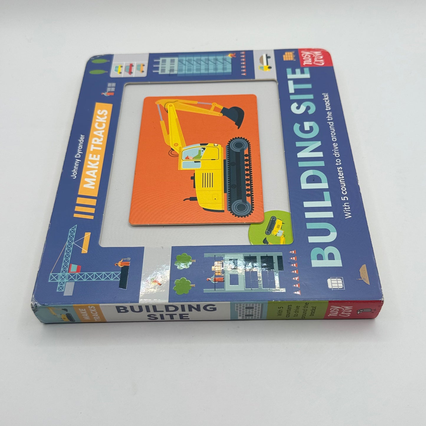 Make tracks: building site by johnny dyrander - educational toys condition: used printed media