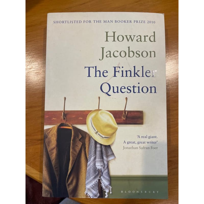 The finkler question - howard jacobson - print books book - condition: used - fiction - literature printed media