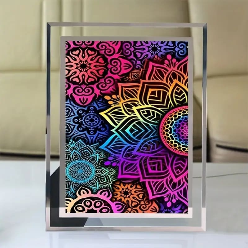 30x40cm mandela pattern diamond art kit - drawing & painting kits crafts