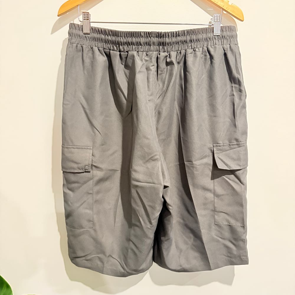 Manfinity size xl men’s grey cargo shorts - cargo shorts bottoms men’s apparel